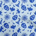 thumbnail image 1 of oneOone Polyester Spandex Baby Blue Fabric Halloween Craft Projects Decor Fabric Printed By The Yard 56 Inch Wide, 1 of 4