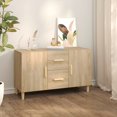 thumbnail image 1 of vidaXL Sideboard Sonoma Oak 100x36x60 cm Engineered Wood, 1 of 5