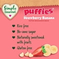 thumbnail image 4 of Collation pour bébé Simply Gourmet Puffies Fraise Banane, 4 of 7