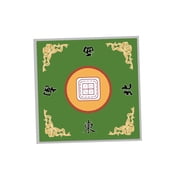 Tnarru Mat Mahjong Game Table Cover Professional Slip Resistant Board Game Mat Mahjong Tablecloth for Home Gathering green B