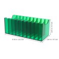 thumbnail image 2 of Raindrops Desk Organizer Box Acrylic Green for Classroom Supplies Reduce Distractions 1Set, 2 of 7