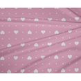 thumbnail image 4 of oneOone Polyester Lycra Fabric Dot & White Heart Decor Fabric Printed BTY 56 Inch Wide, 4 of 4