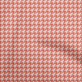 thumbnail image 1 of oneOone Rayon Orange Fabric Houndstooth Craft Projects Decor Fabric Printed By The Yard 56 Inch Wide, 1 of 4