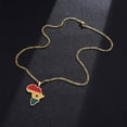 thumbnail image 4 of Maytalsory Collier Léger et Confortable avec Pendentif Africa Map Angola 1Set, 4 of 6