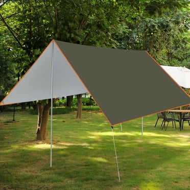 EGNMCR Tente de Camping Extérieure Enduite pour Protection Solaire Résistance à la Pluie Protection Pare-Soleil Portable et Épais Auvent Frais Auvent Auvent