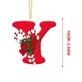 thumbnail image 3 of Vaidha 26 Letters Christmas Tree Decoration Pendant Christmas Tree Ornaments Personalized DIY Christmas Ornaments Christmas Decoration Xmas Tree Hanging Decor, 3 of 3