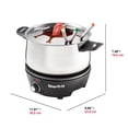 thumbnail image 3 of Starfrit Electric Fondue 12PC Se, 3L Capacity, Quick Release Magnetic Cord, Adjustable Temperature, 1500W, Perfect for Cheese & Chocolate, 3 of 5