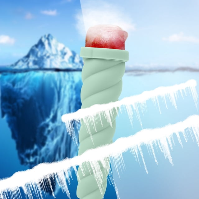 Household Long Strip Ice Making Silicone Ice Tray Food Grade Cylindrical