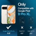 thumbnail image 2 of MISSUNNY Screen Protector for Google Pixel 10 Pro XL/Pixel 9 Pro XL, Tempered Glass Film with Easy Installation Tool, Fingerprint Compatible, HD Clear, 3-Pack, 2 of 4