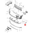 thumbnail image 3 of Fog Lamp Frame Trim Strip, Front Bumper Grille Side Cover Durable Fog Lamp Frame Trim  For Macan 95B 2014 To 2018, 3 of 8