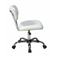 thumbnail image 2 of Office Star Products Vista Task White Vinyl Office Chair, 2 of 3