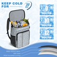 thumbnail image 2 of Science Rules Insulated Backpack Cooler, Leakproof Design with Biology and Laboratory Experiment Pattern for Academic Enthusiasts, 2 of 2