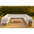 thumbnail image 2 of Meridian Furniture Nizuc Sectionnel Modulaire de Patio Extérieur Blanc, 2 of 8