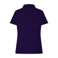 thumbnail image 4 of Besolor Womens Short Sleeve T Shirts Business Casual Collared Button up Tops Summer Office Work Blouses Tees, 4 of 7