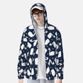 thumbnail image 2 of Lsque Swan Pattern UPF 50+ Lightweight Sun Protection Men's Women's Long Sleeve Shirt, Hoodie Performance -Medium, 2 of 7