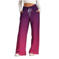 thumbnail image 2 of Pantalon pour Femmes, Pantalon Grand à Cordon pour Femmes à Rayures Tendance Imprimées, 2 of 5