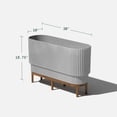 thumbnail image 4 of Veradek Demi Series Raised 30" Long Plastic-Stone Planter, 4 of 8