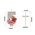 thumbnail image 3 of Yhmxh Bougies d'Anniversaire Papillon Rouges 0-9, Bougie Chiffre Pailletée Papillon Décorations de Gâteau pour Enfants Adultes Anniversaire Mariage Anniversaire Fournitures de Fête Décorations de Noël en Liquidation - Numéro 5, 3 of 6
