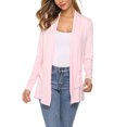 thumbnail image 1 of Faithtur Cardigan Simple pour Femmes, Tricot Uni à Manches Longues, 1 of 9