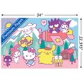 thumbnail image 2 of Hello Kitty and Friends - Happiness Overload Wall Poster, 14.725" x 22.375" Framed, 2 of 4