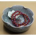thumbnail image 4 of Bracelet Extensible Unisexe en Perles Boule 8 mm en Agate Rouge Plaquée Multicolore, Pierre Précieuse Semi-Précieuse 7 Pouces, 4 of 4