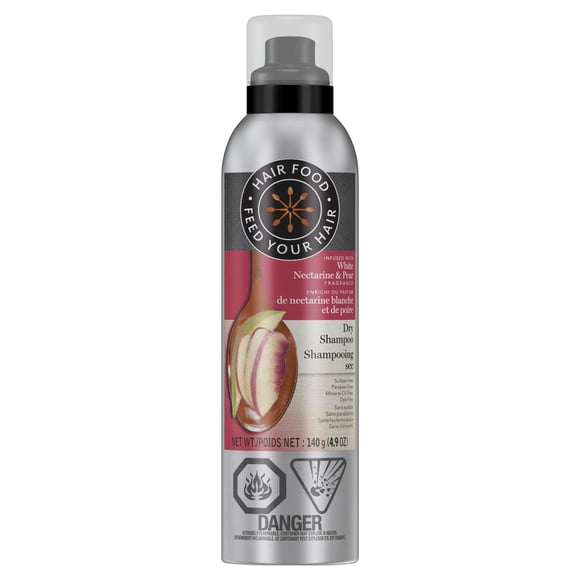 Hair Food Sulfate Free Colour Protect Dry Shampoo Infused with White Nectarine & Pear Fragrance