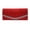 Rouge, variante sur Pochette de Soirée de Mariage Plissée en Satin pour Mariée avec Strass RD