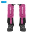thumbnail image 3 of Unique Bargains Leg Gaiters, Waterproof Shoe Covers Adjustable Snow Boot Gaiter, Purple, XL, 3 of 6