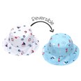 thumbnail image 1 of FlapJackKids - Patterned Sun Hat - Nautical - S (6M-2Y), 1 of 4