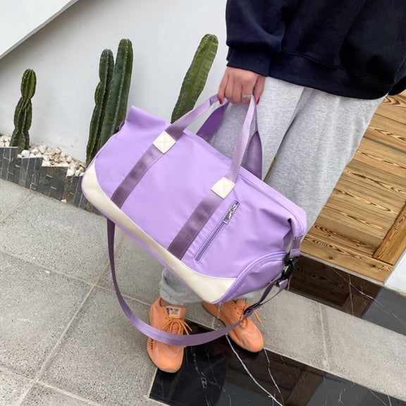 Liquidation! Sac de Sport pour le Gym, Sac de Voyage Type Duffel avec Poche pour Articles Mouillés et Compartiment à Chaussures pour Hommes Femmes, Boîte Légère d'Étirement des Mollets Article en Liquidation No 12