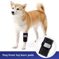 thumbnail image 1 of Dog Front Leg Brace Compression Wraps, Breathable Dog Leg Carpal Support With Reflective Stripe, Canine Front Leg Wrap Sleeve For Wounds, 1 of 7