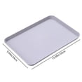 thumbnail image 5 of WHEANG Plateau Rapide Rectangulaire Plateaux de Service Plateau de Service pour Intérieur Plateau Rapide en Plastique, 5 of 5