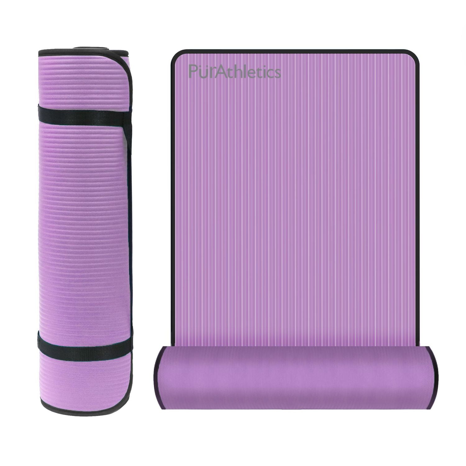 PurAthletics Exercise & Pilates 3/8" Mat with Trim