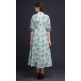 thumbnail image 3 of Bimba Robe Chemise Mi-Mollet à Manches Retroussables Imprimée Florale pour Femmes - TG, 3 of 5