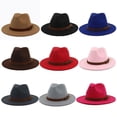 thumbnail image 3 of Fedora Fedora Adjustable Breathable Felt Men Vintage Style Hat for Hiking, 3 of 6