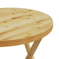 thumbnail image 5 of vidaXL Folding Garden Table Ø55x75 cm Bamboo, 5 of 5