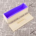 thumbnail image 1 of Qiilu 1200ML Silicone Soap Mold with Lid DIY Tool Purple for Baking Cake Chocolate, 1 of 8