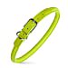 thumbnail image 2 of Dogline Collier pour Chien Rond en Cuir, Rembourré Doux, Roulé, de 1/2 Po de Large, Longueur de 22 à 25 Po, Vert Lime, 2 of 10
