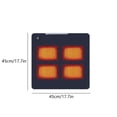 thumbnail image 3 of Wzzjkit Coussin Chauffant Intelligent 5v Bureau Extérieur Couverture Chauffante Coussin Chauffant Coussin Chauffant en Graphène Multi Scénarios Applicable Trois Vitesses Réglables Couverture Chauffante Coussin de Siège Chauffant, 3 of 6