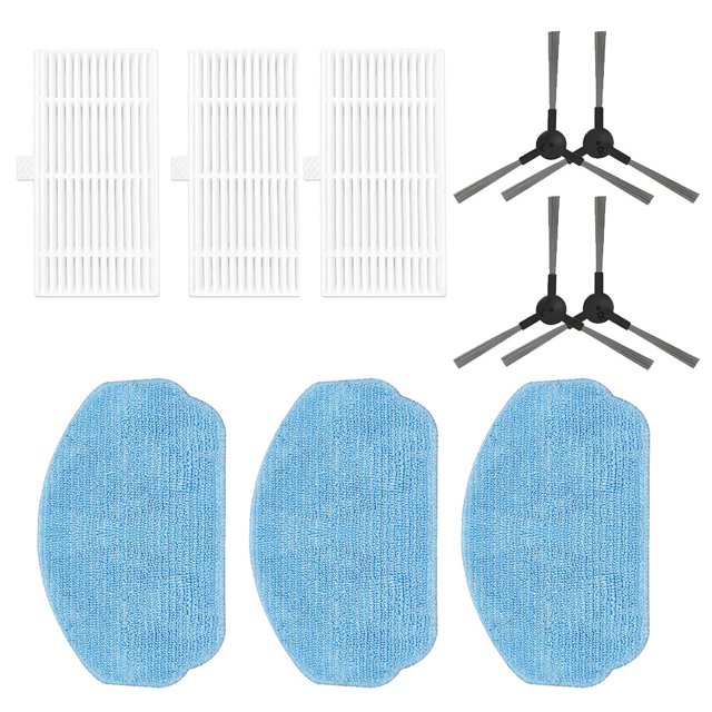 For Conga 999 For X-Treme Robot Vacuum Cleaner Side Brush Filter Mop Cloth