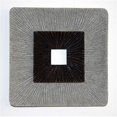 thumbnail image 1 of HomeRoots Furniture 274775 19 x 2.36 in. Encaved Square Wall Art, Ribbed Finish, 1 of 1