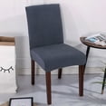 thumbnail image 4 of XZNGL Dining Chair Covers,Solid Color Brushed High Elastic Chair Cover Soft and Comfortable Chair Seat Cover -Proof and Dirt- Chair Slipcover Suitable for Dining Chair,High Chair Cover, 4 of 4