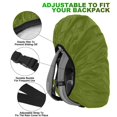thumbnail image 4 of Backpack Rain Cover Non Slip Backpack Cover With Vertical Reflective Strap Stay Dry For Hiking Camping Hunting, 4 of 7