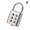 six keys, variant on SharkTRUE Push Numbers Button Combination Pad Lock Key Code Lock Password Lock