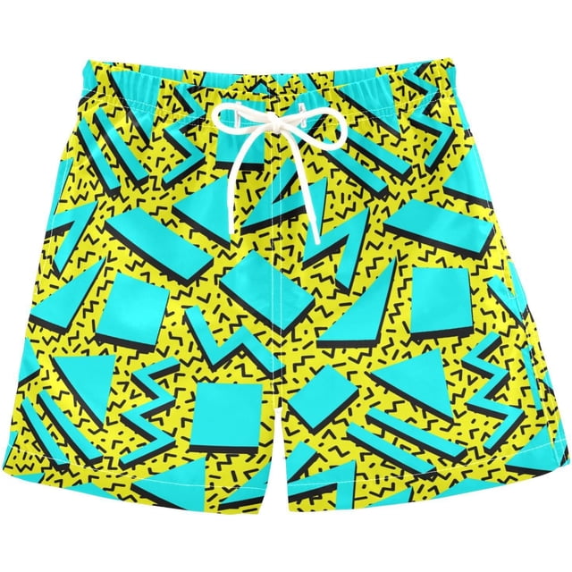 Boys Swim Trunks Beach Board Shorts Quick Dry Toddler Swimsuit Bathing Suits with Mesh Lining
