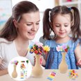 thumbnail image 2 of MasteelfCA 2 Sets Flower Craft Handmade Kit Kid Vase Art Toy DIY Activity Gift Crafts, 2 of 8