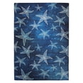 thumbnail image 1 of Outdoor Washable Boca Blue 5' x 7' Area Rug, 1 of 9
