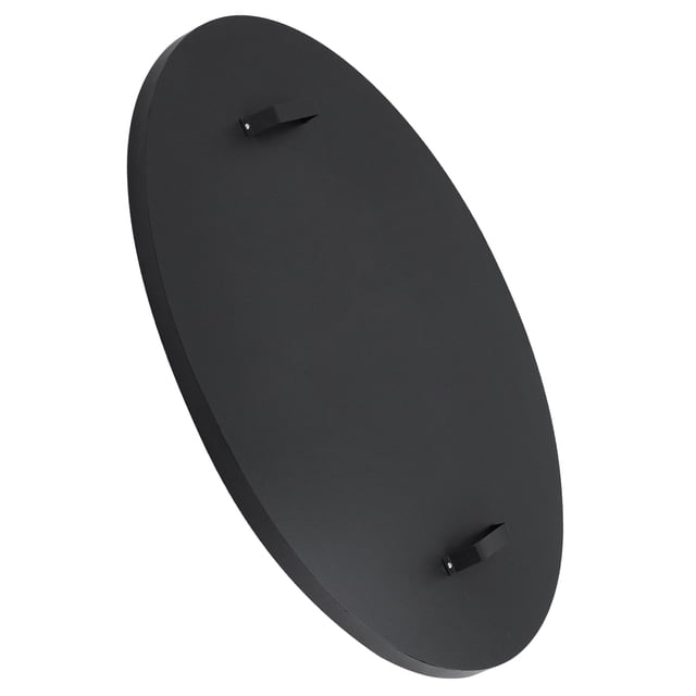 BeesClover Fire Pit Couvercle pour Feu de Camp Solo, Couvercle Rond en Acier Inoxydable avec Poignée Intégrée, Conçu pour les Foyers Encastrés. la construction en Acier Inoxydable Robuste Est Résistante aux Intempéries et à la Chaleur, Offrant une protection durable pour une Utilisation sur patio Extérieur et en camping. le Couvercle Convient à Plusieurs Tailles de Brûleurs Fire Pit à Encastrer et de Poêles Fire Pit Plates, Offrant une Compatibilité Polyvalente. Sa Poignée Intégrée Assure un placement et un Retrait Faciles, le Rendant Convivial pour les Amateurs d'Extérieur. Idéal pour Protéger les Foyers de la Pluie