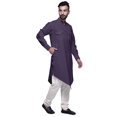thumbnail image 4 of Atasi Cotton Long Kurta For Men Full Sleeve Indian Kurta Party Festive Wear, 4 of 5