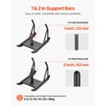 thumbnail image 4 of VEVOR Weight Sled, Steel Power Sled, Fitness Strength Training Sleds for Athletic Exercise Speed Improvement, Workout Fitness Equipment with Handle, Compatible with 1/2 in Weight Plates, Black, 4 of 9